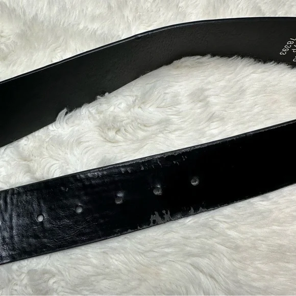 Belt Wide Shiny Black - Picture 7 of 7